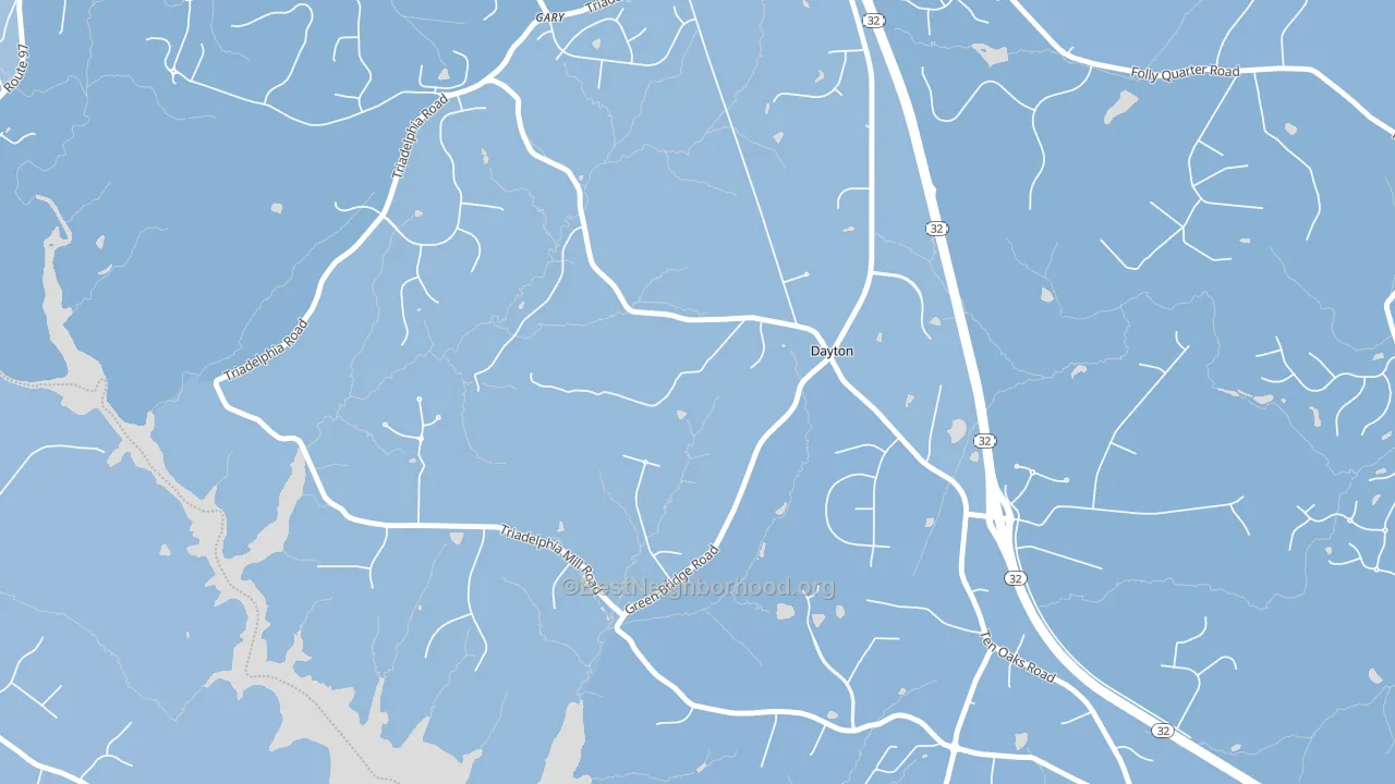 21036, MD block-group political-lean map