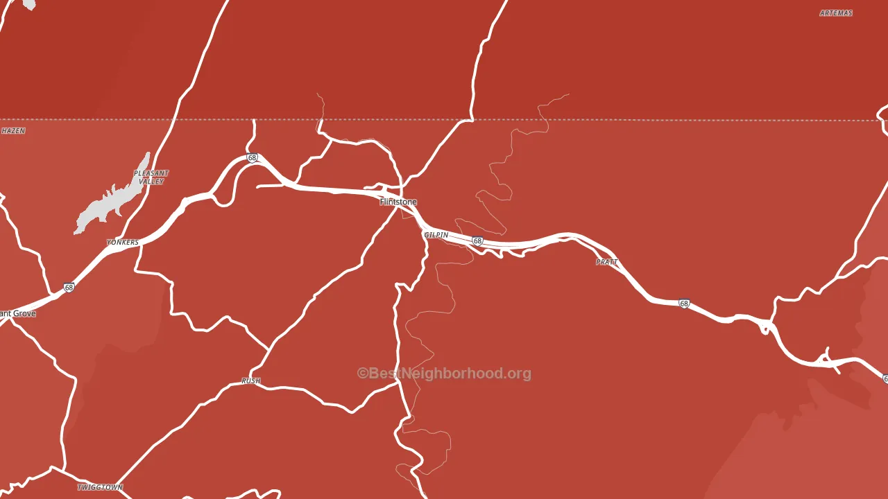 21530, MD block-group political-lean map