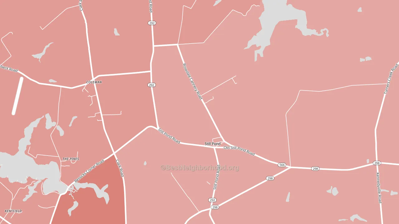 21667, MD block-group political-lean map