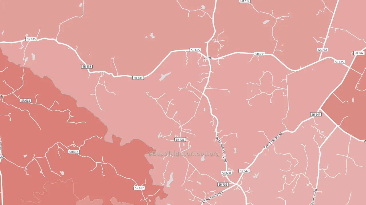 22639, VA block-group political-lean map