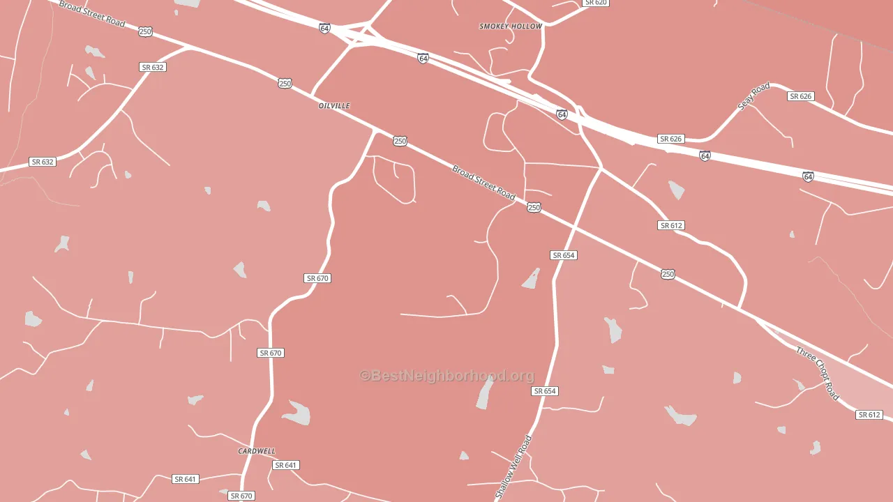 23129, VA block-group political-lean map