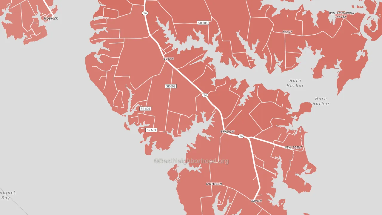 23163, VA block-group political-lean map