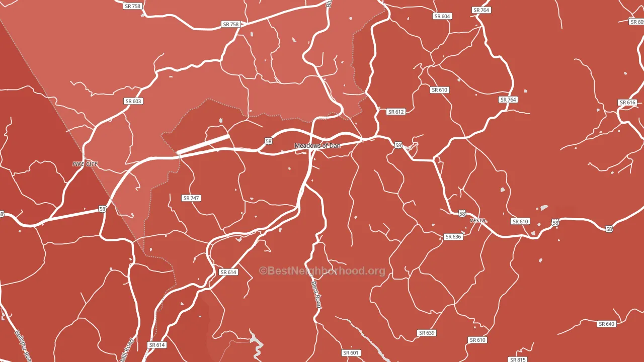 24120, VA block-group political-lean map