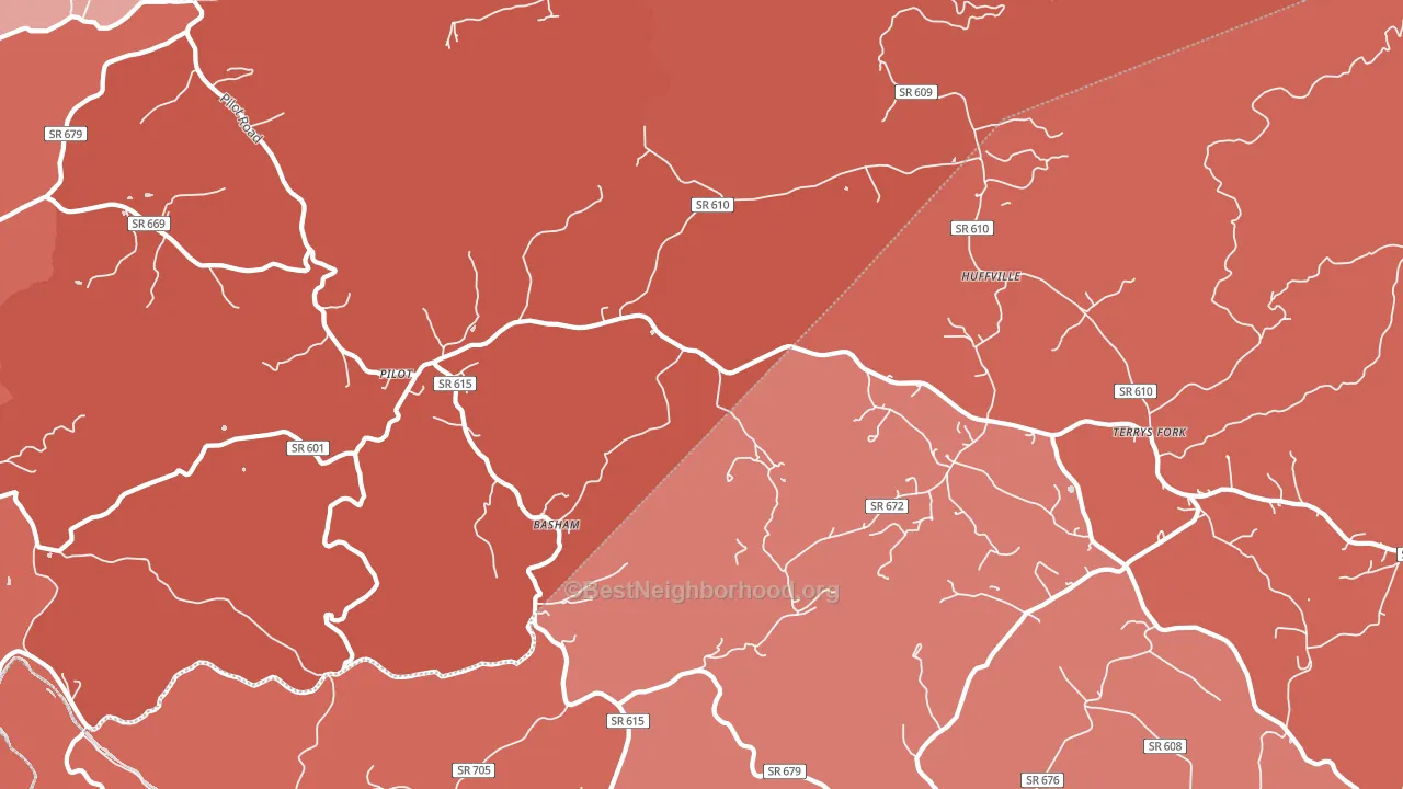 24138, VA block-group political-lean map