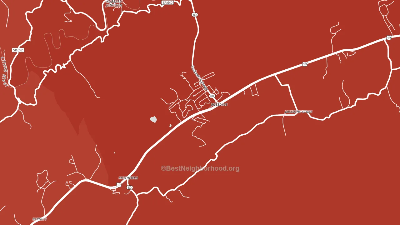 24280, VA block-group political-lean map