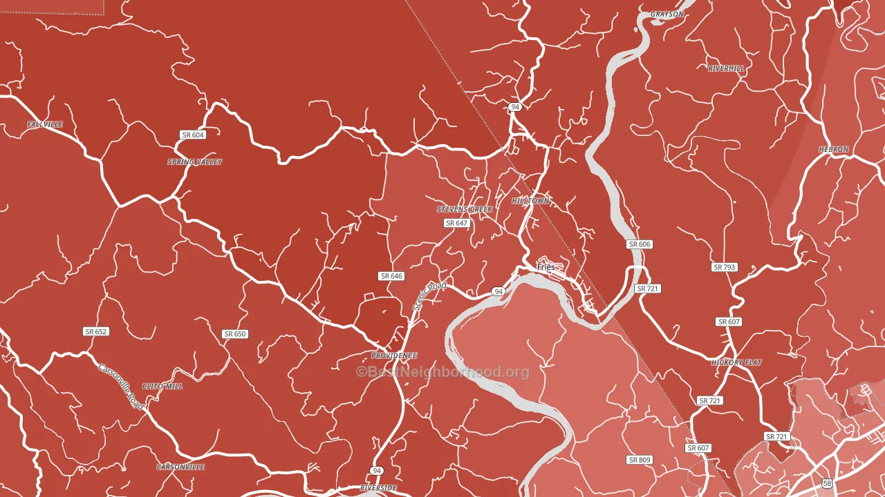 24330, VA block-group political-lean map