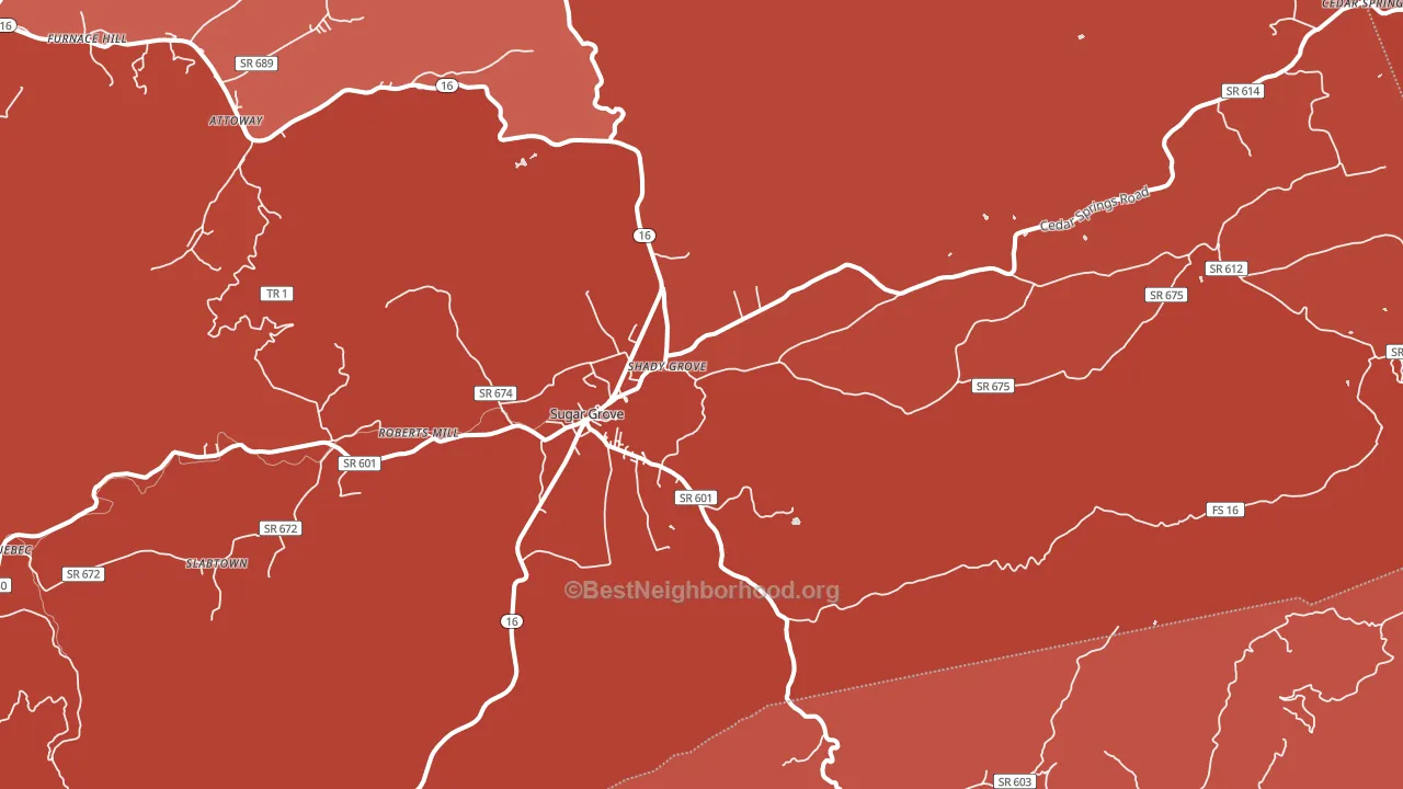 24375, VA block-group political-lean map