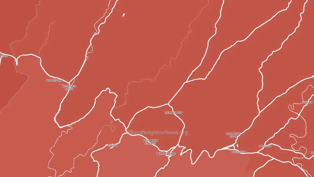 24484, VA block-group political-lean map