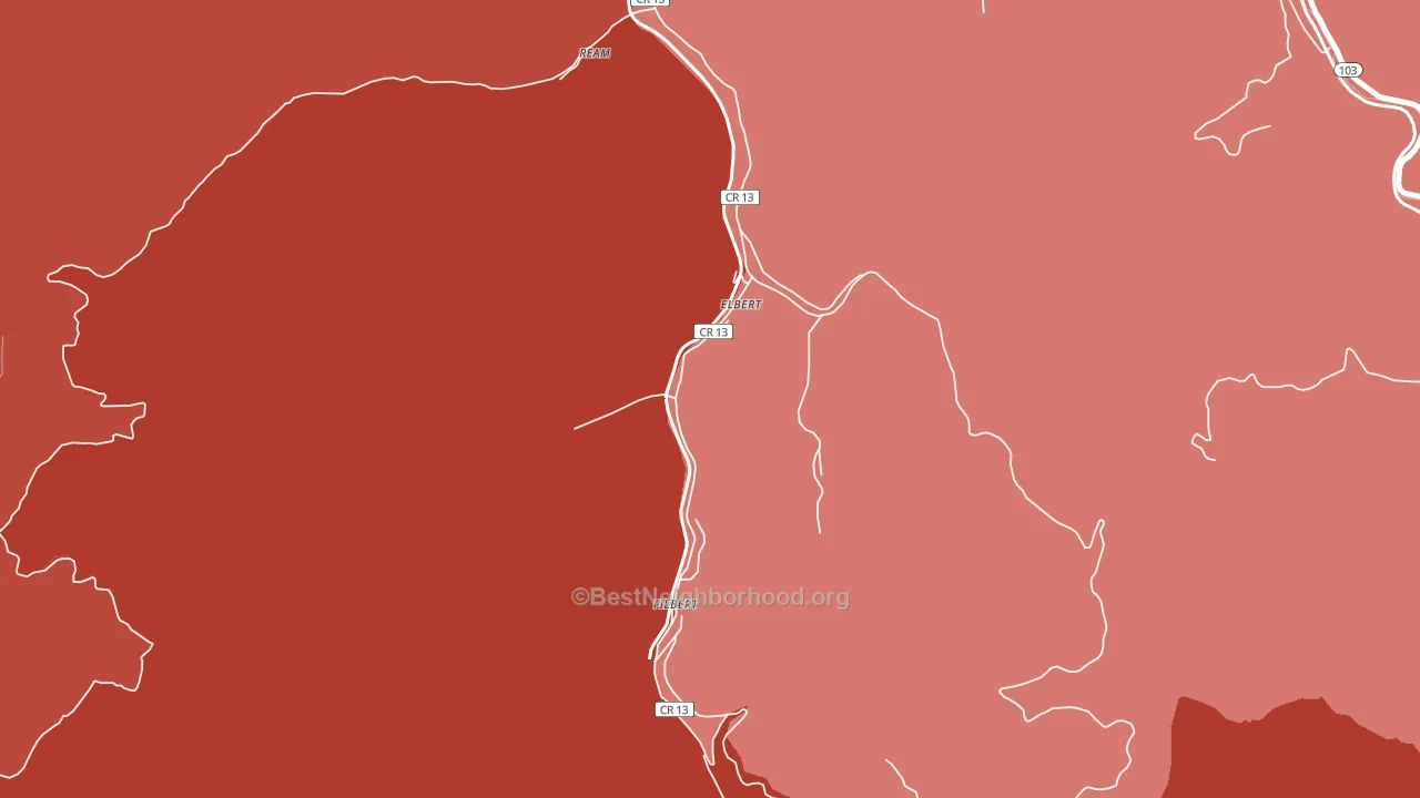 24830, WV block-group political-lean map