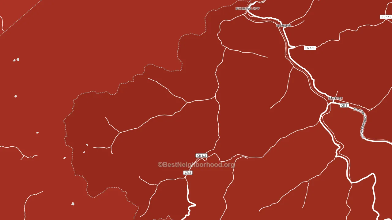 24862, WV block-group political-lean map