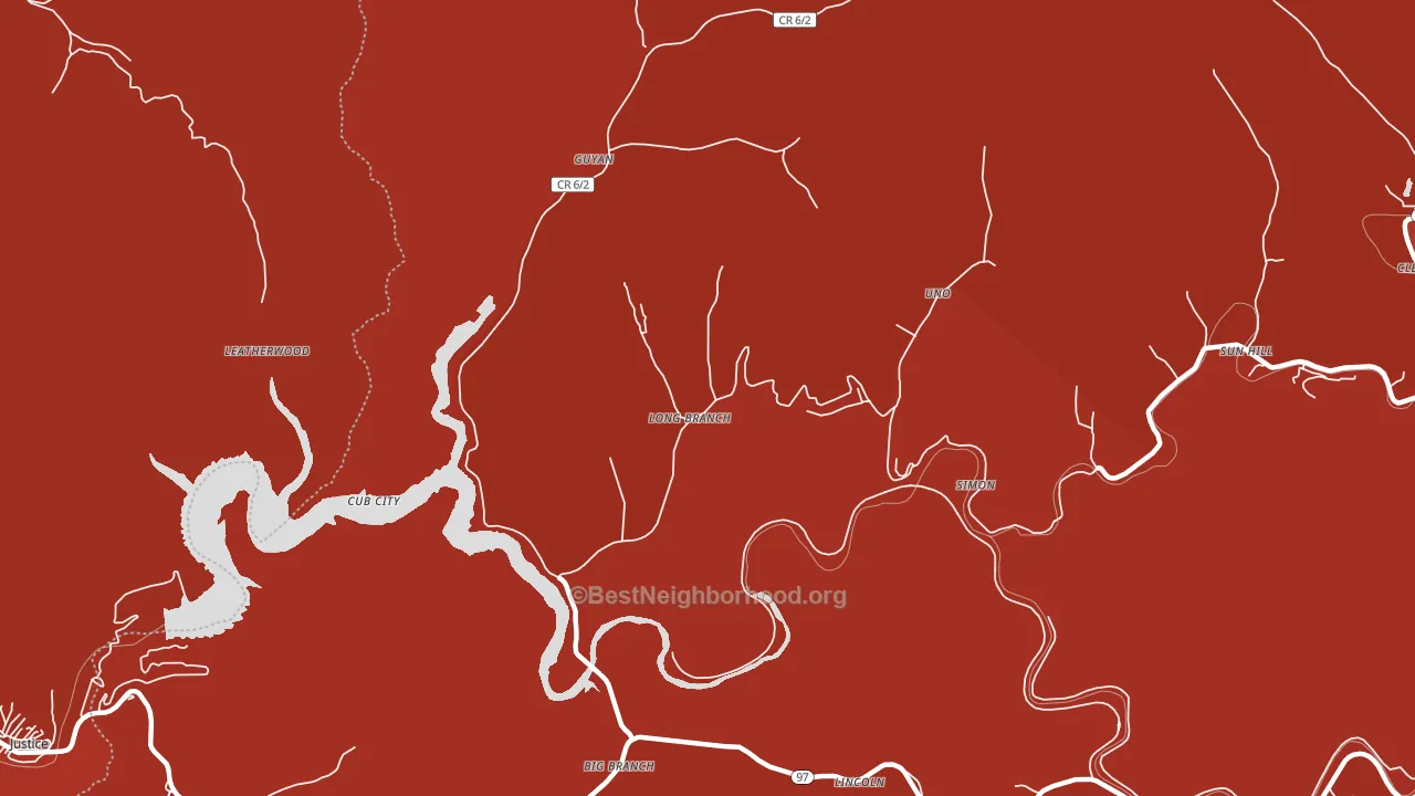 24882, WV block-group political-lean map