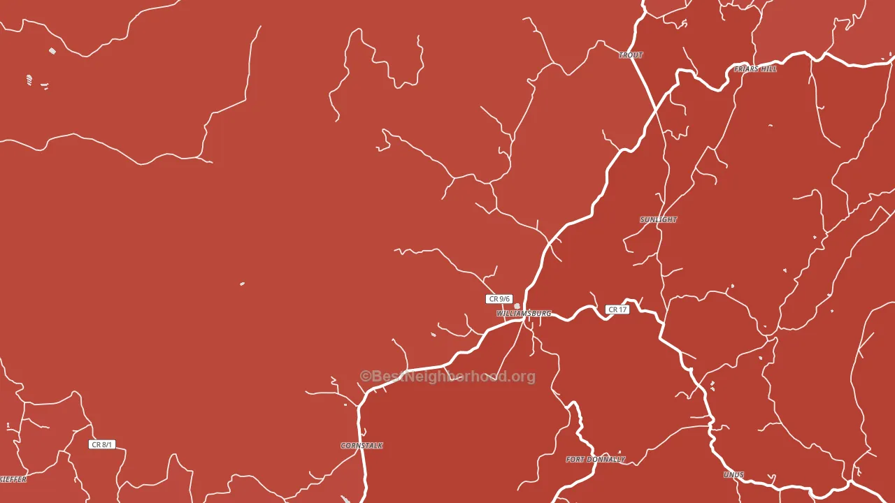 24991, WV block-group political-lean map