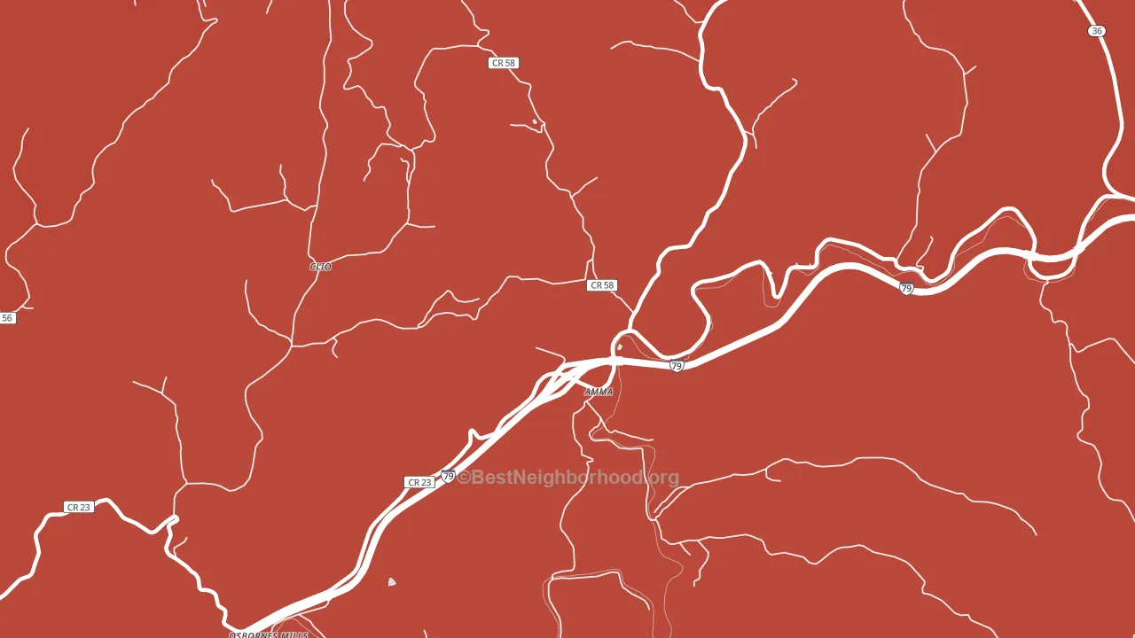 25005, WV block-group political-lean map