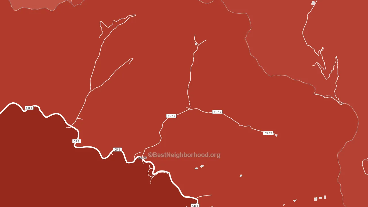 25008, WV block-group political-lean map