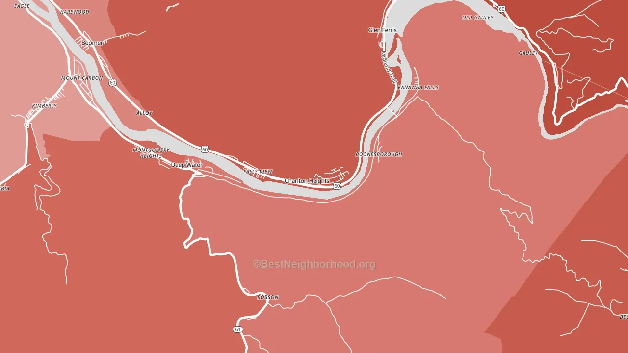 25040, WV block-group political-lean map