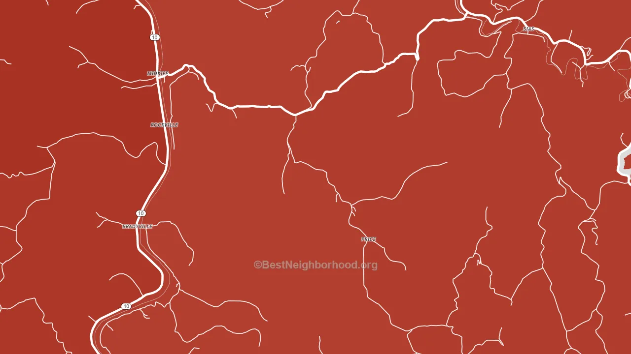 25540, WV block-group political-lean map