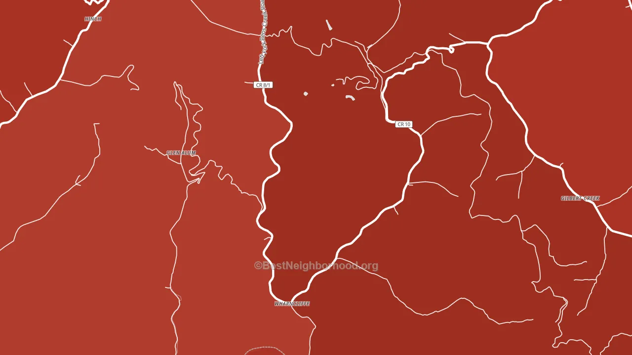 25651, WV block-group political-lean map