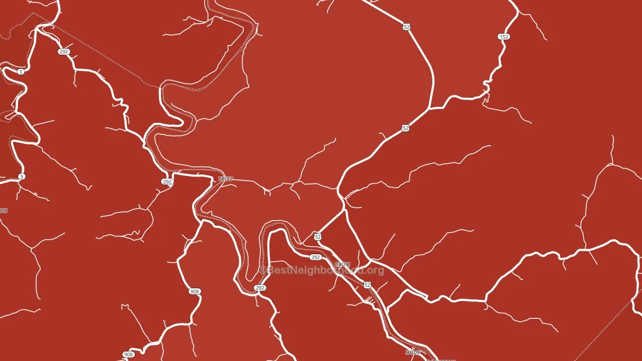 25669, WV block-group political-lean map