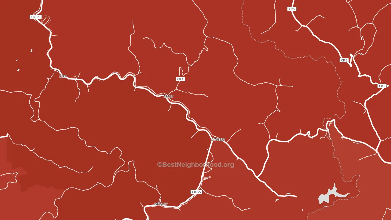 25671, WV block-group political-lean map