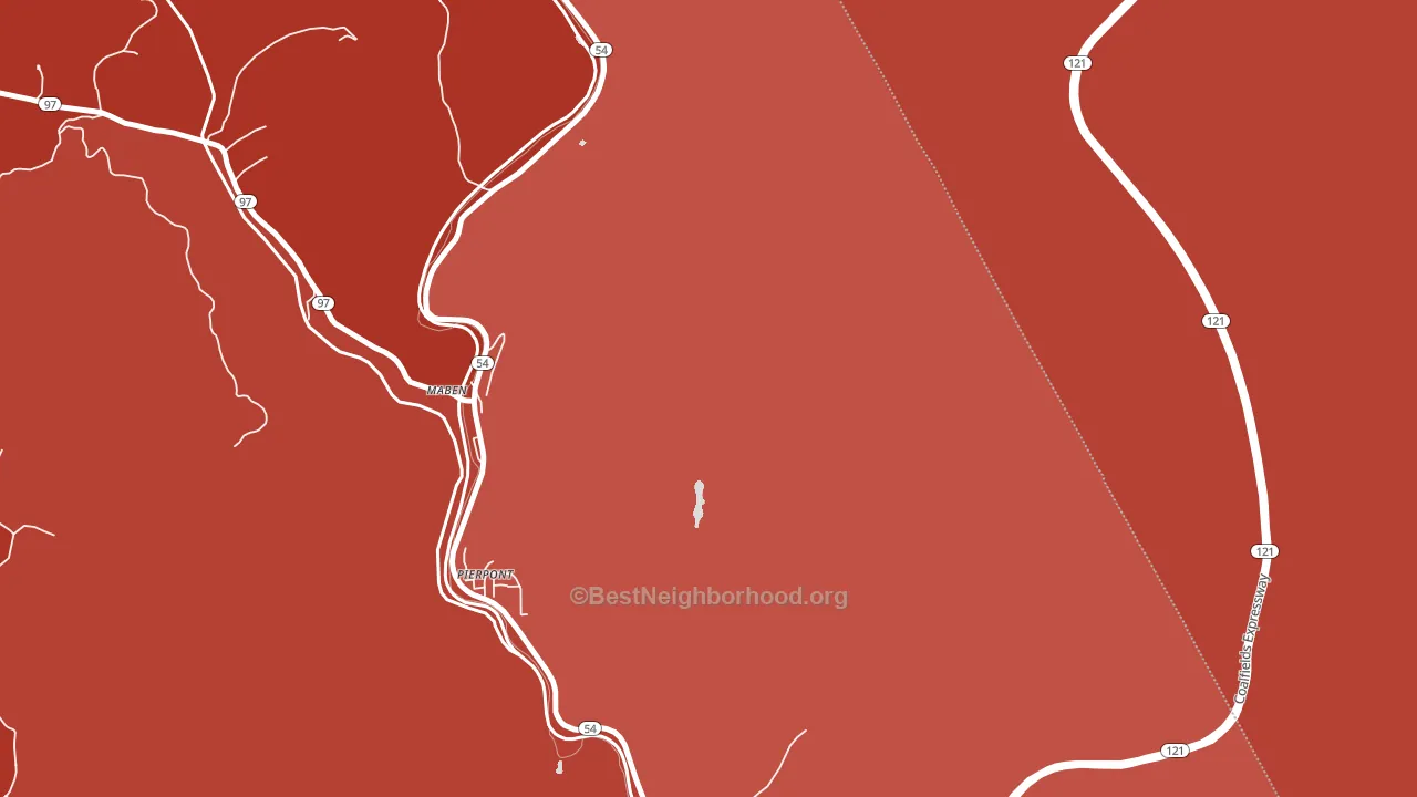 25870, WV block-group political-lean map