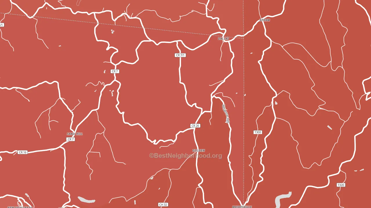 26036, WV block-group political-lean map