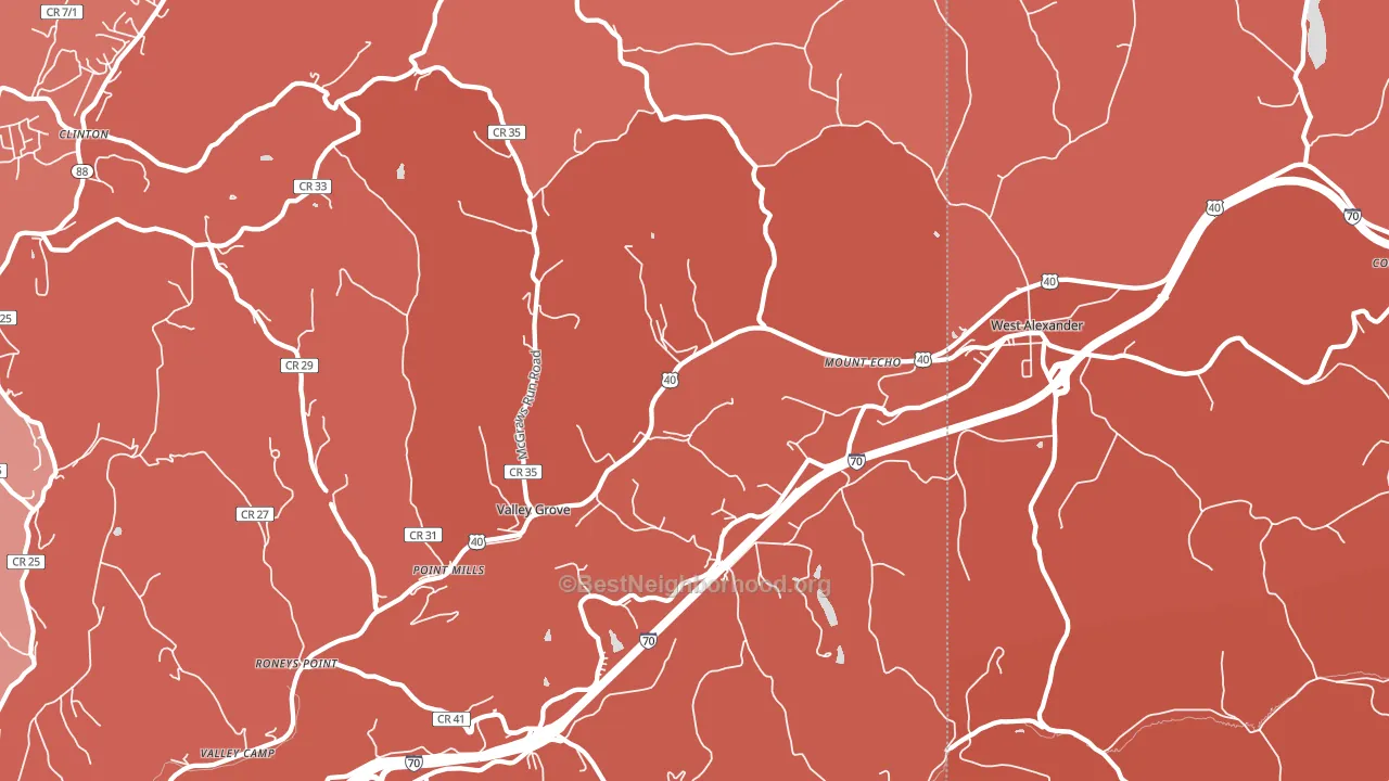 26060, WV block-group political-lean map