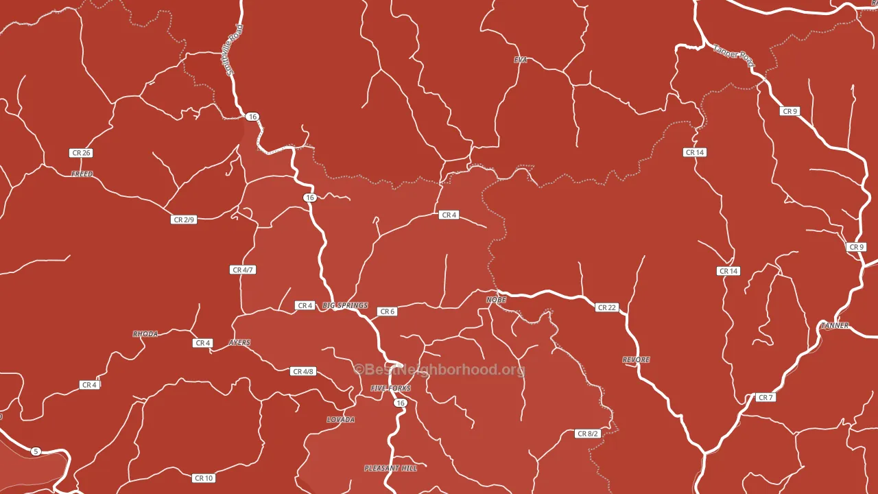 26137, WV block-group political-lean map