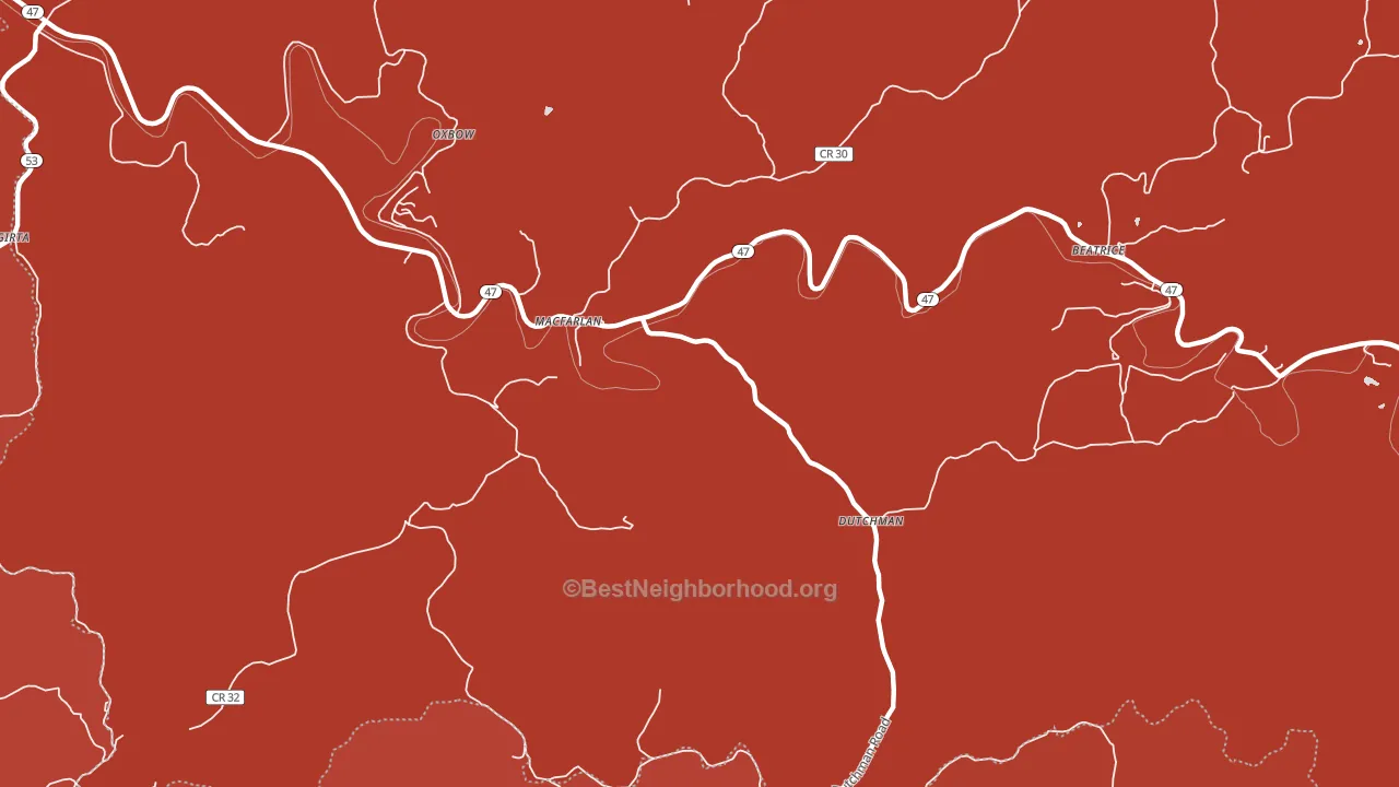26148, WV block-group political-lean map