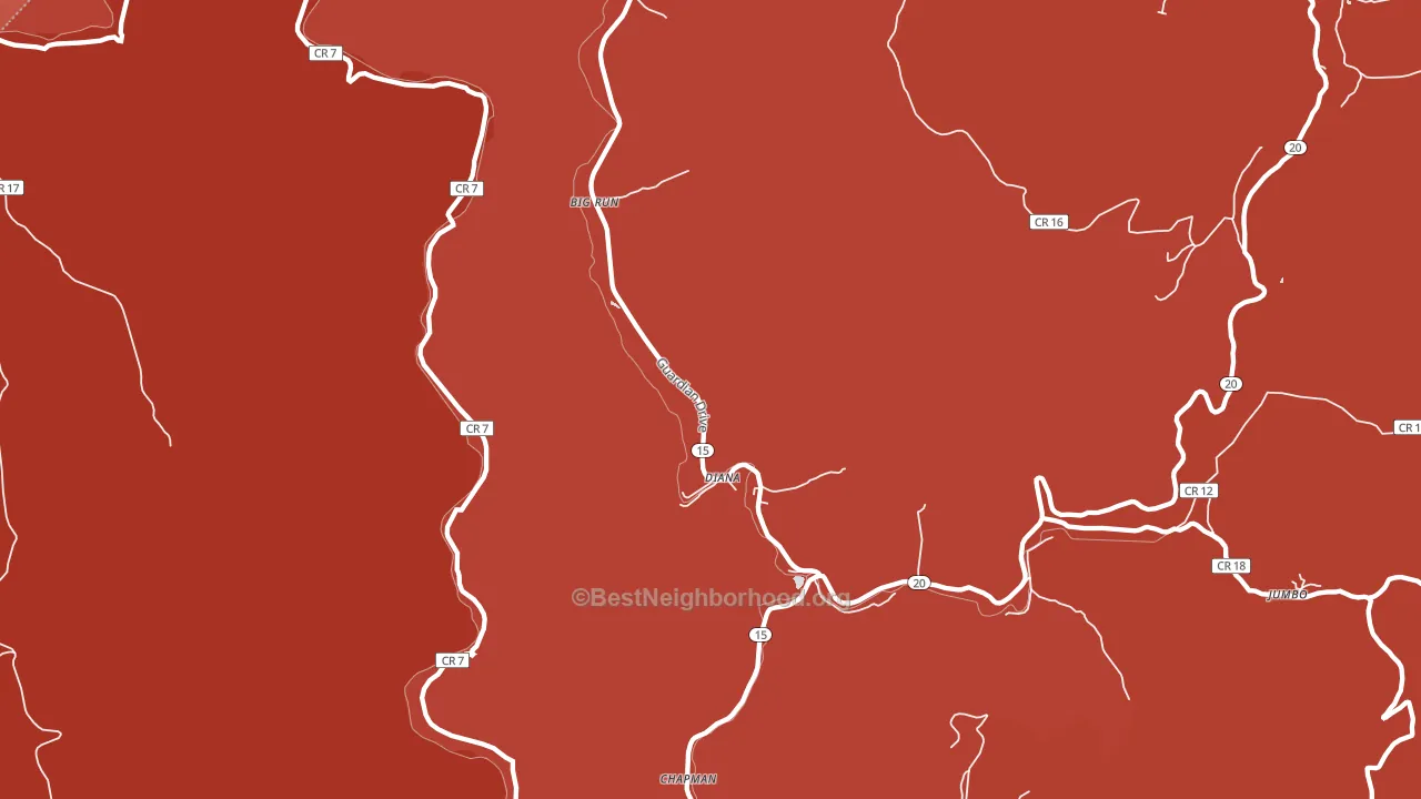 26217, WV block-group political-lean map