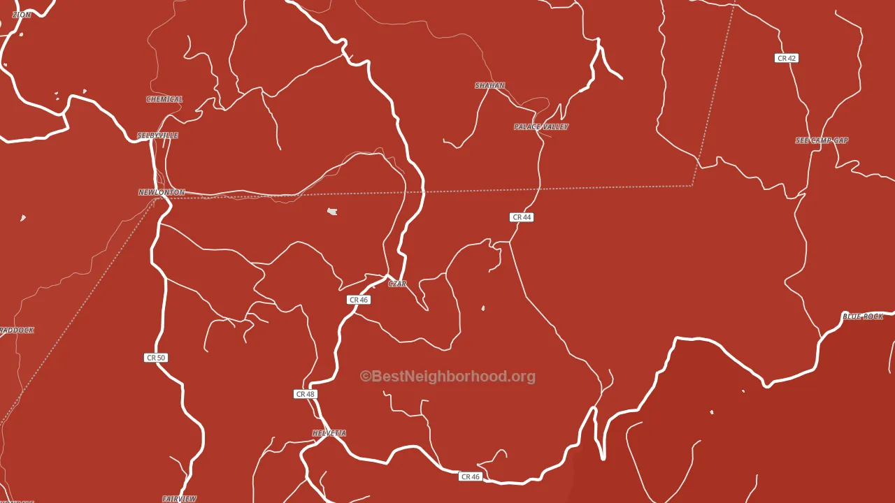 26224, WV block-group political-lean map