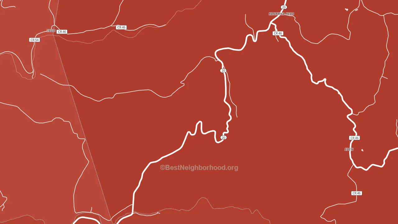 26228, WV block-group political-lean map
