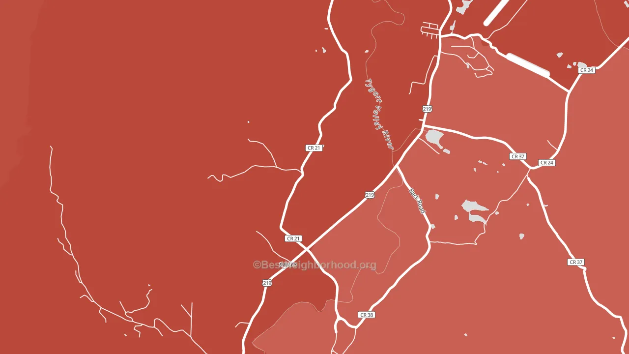 26259, WV block-group political-lean map