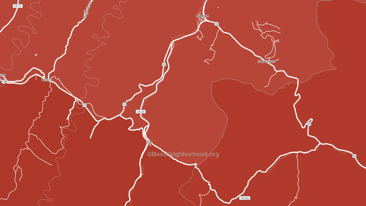 26270, WV block-group political-lean map