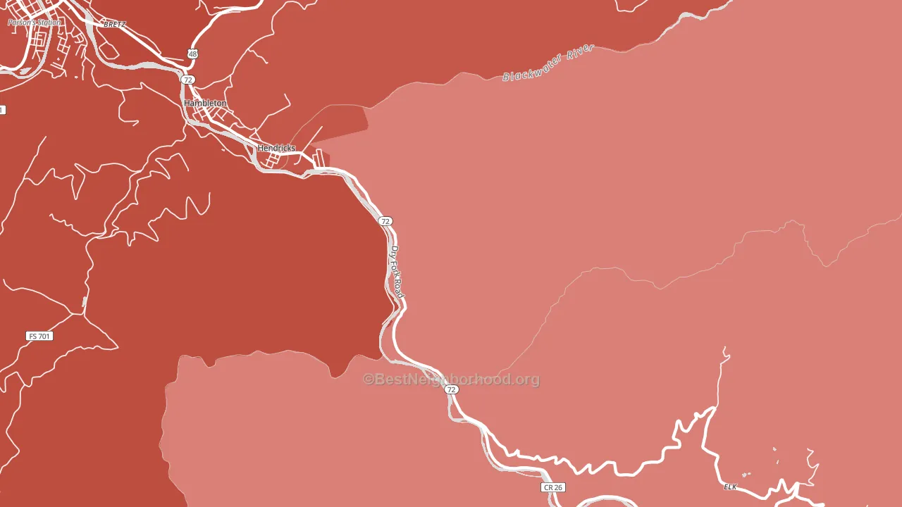 26271, WV block-group political-lean map
