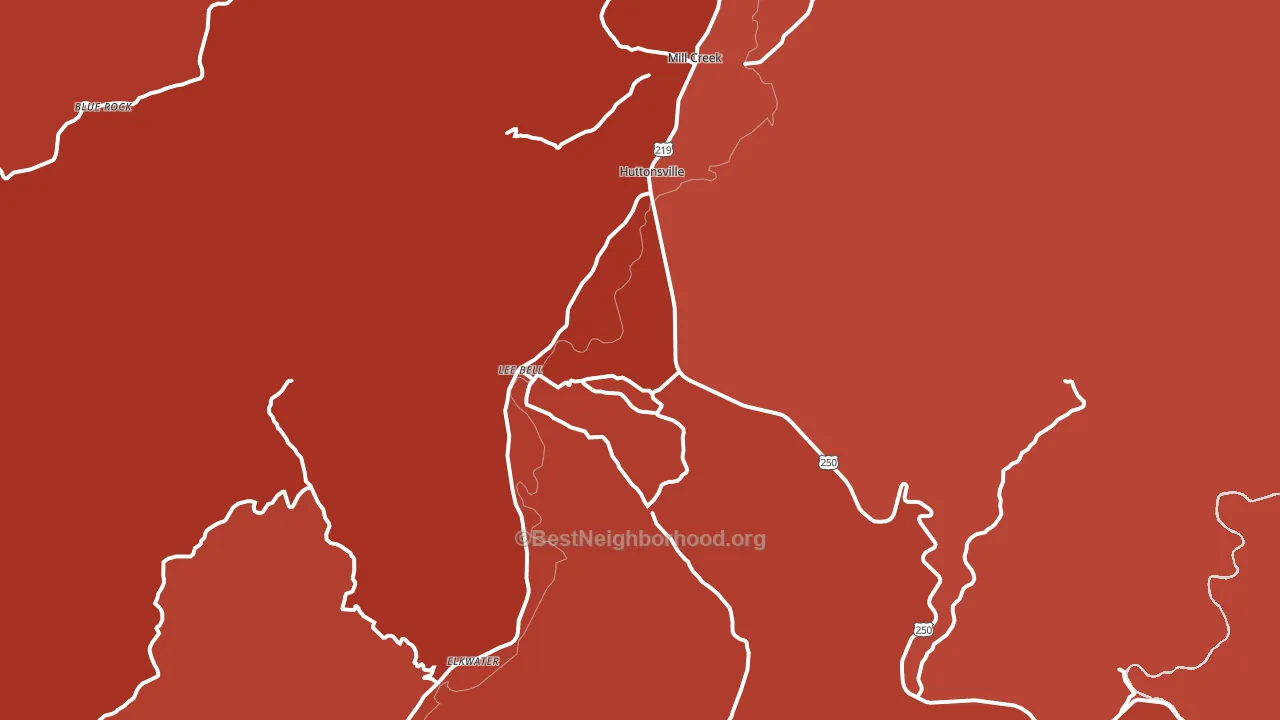 26273, WV block-group political-lean map