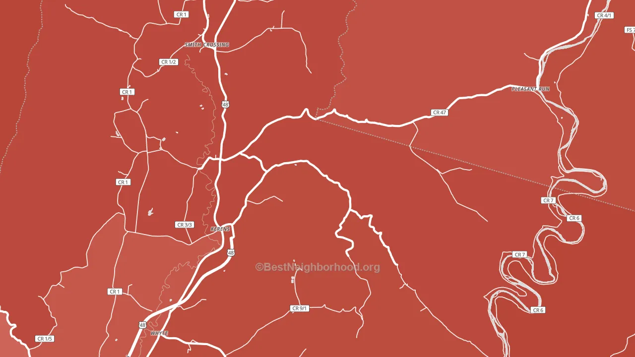 26276, WV block-group political-lean map