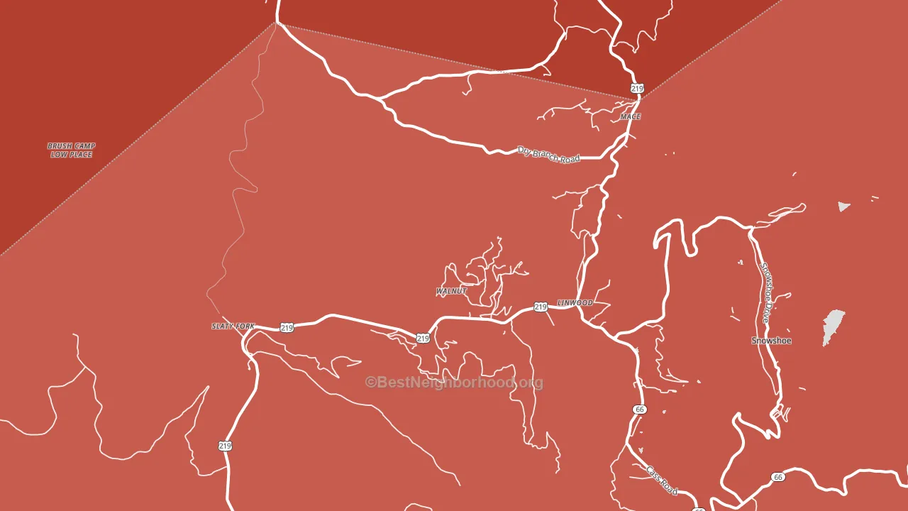 26291, WV block-group political-lean map
