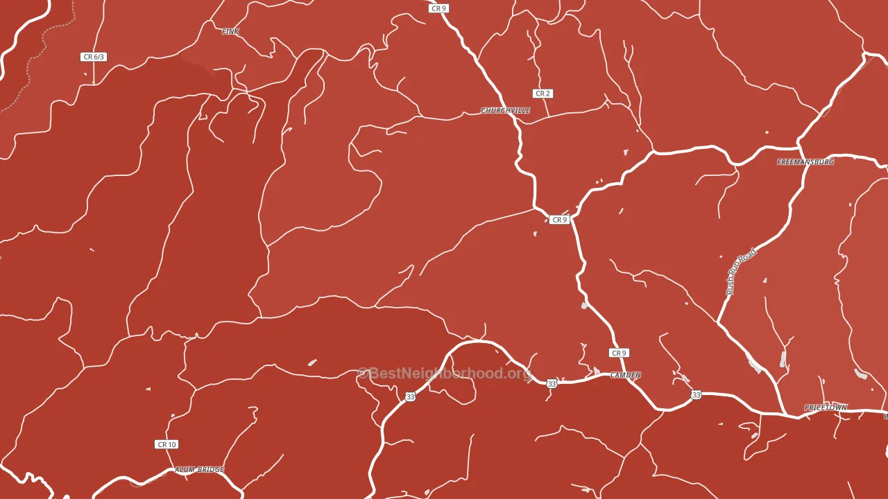 26338, WV block-group political-lean map