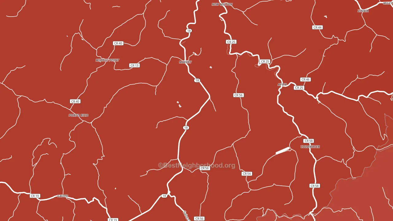 26411, WV block-group political-lean map