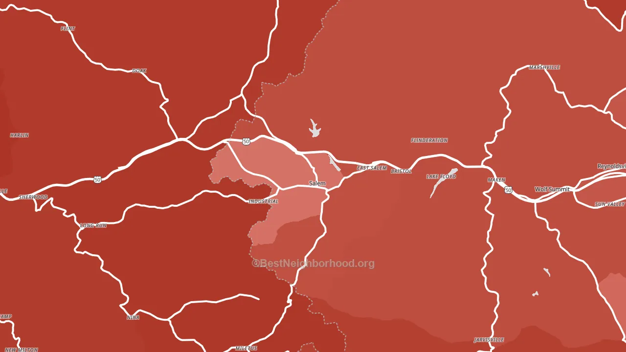 26426, WV block-group political-lean map