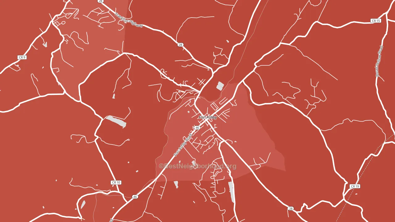 26719, WV block-group political-lean map