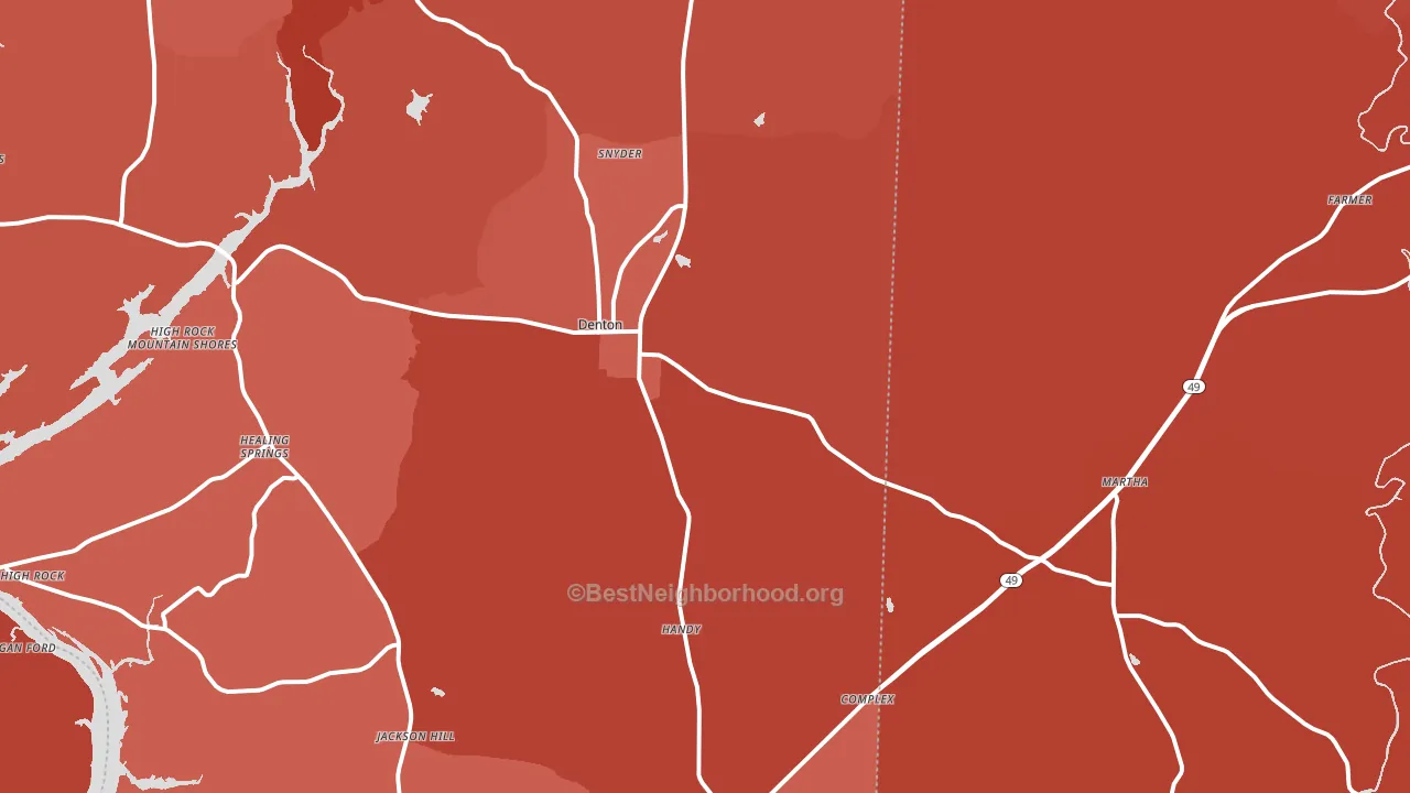 27239, NC block-group political-lean map