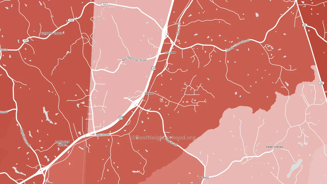 27311, NC block-group political-lean map
