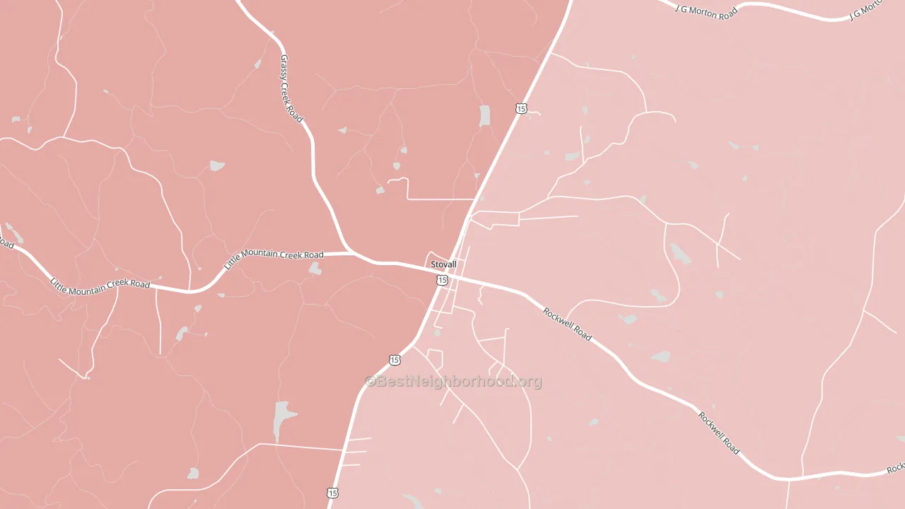 27582, NC block-group political-lean map