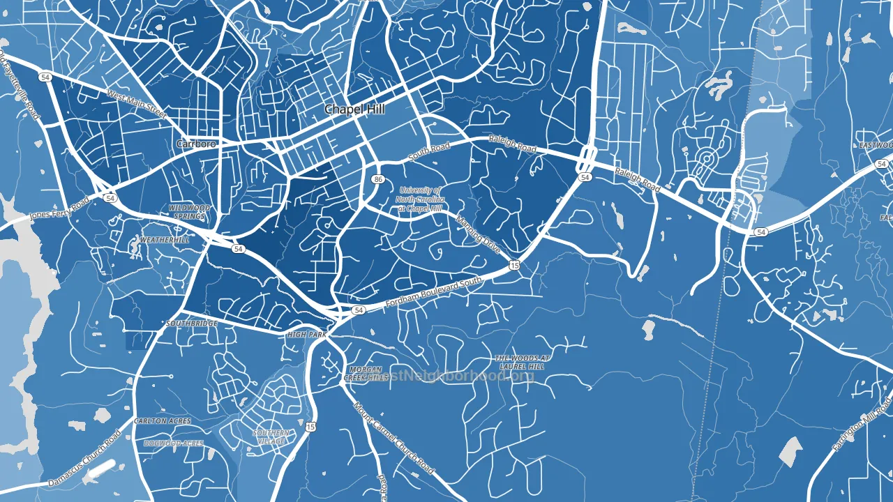 27599, NC block-group political-lean map