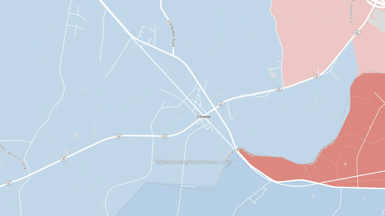 27819, NC block-group political-lean map