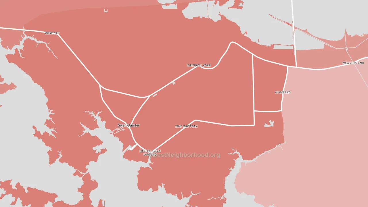 27885, NC block-group political-lean map