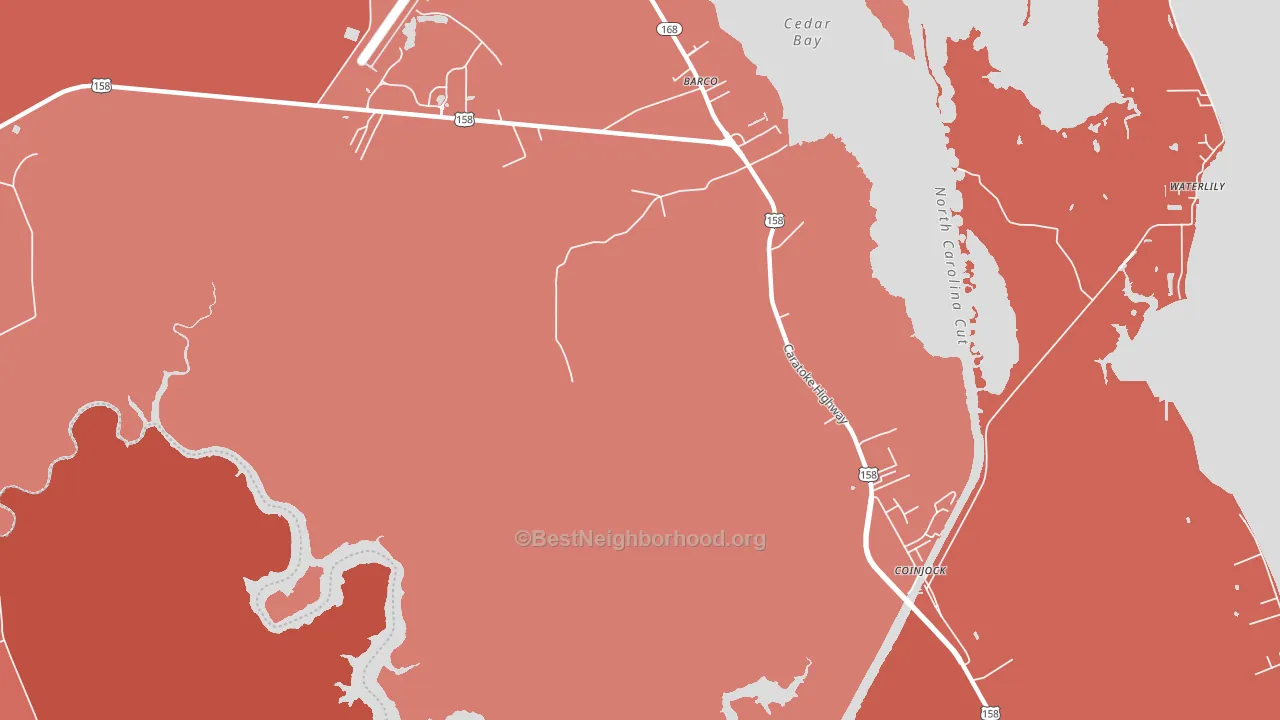 27917, NC block-group political-lean map