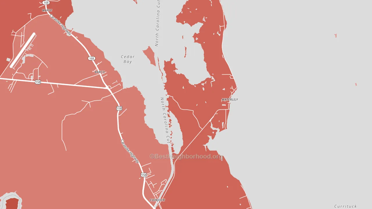 27923, NC block-group political-lean map