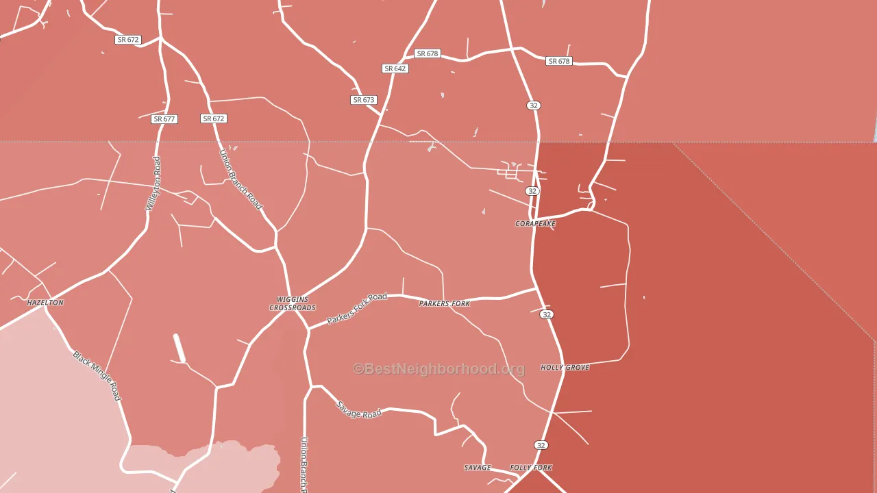 27926, NC block-group political-lean map
